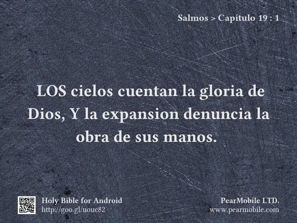 Salmos, Capítulo 19:1